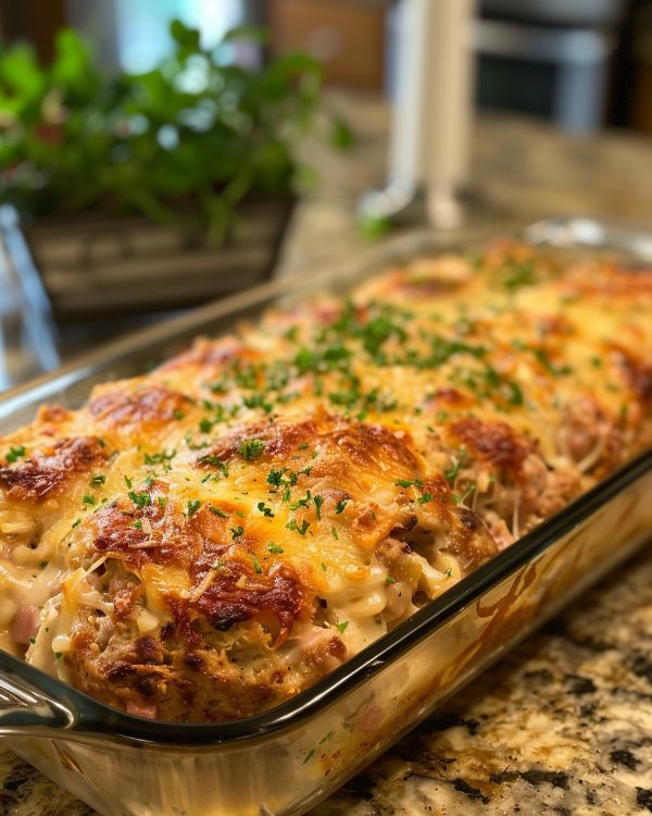 Chicken Cordon Bleu Meatloaf