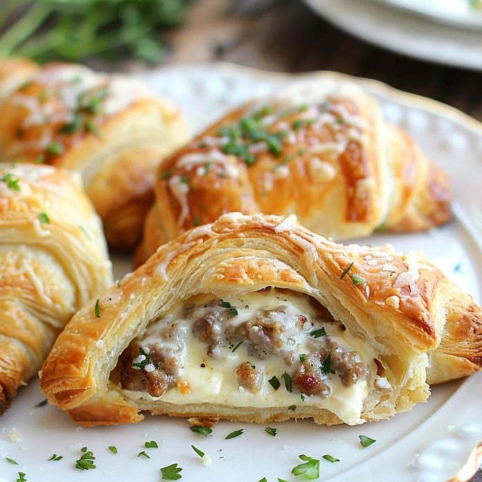 Sausage Cream Cheese Crescents