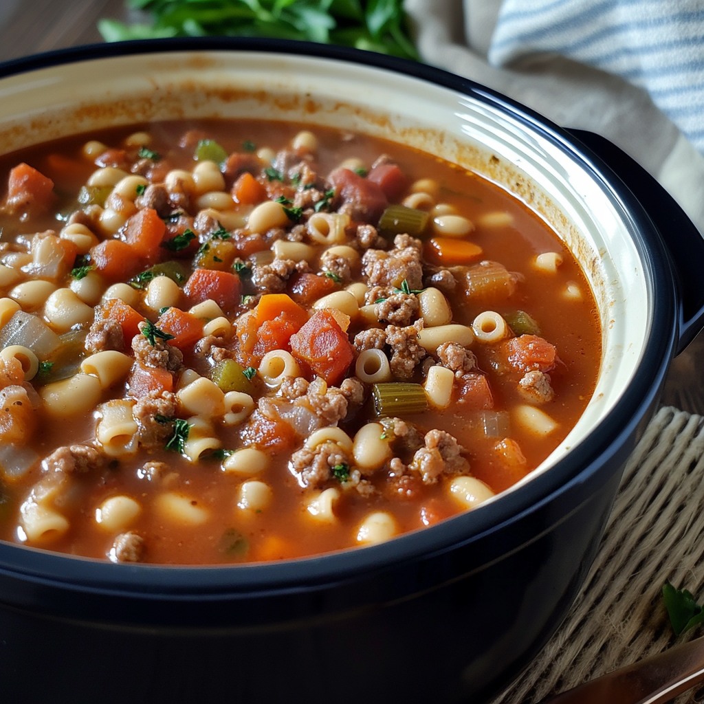 Copycat Pasta Fagioli Soup