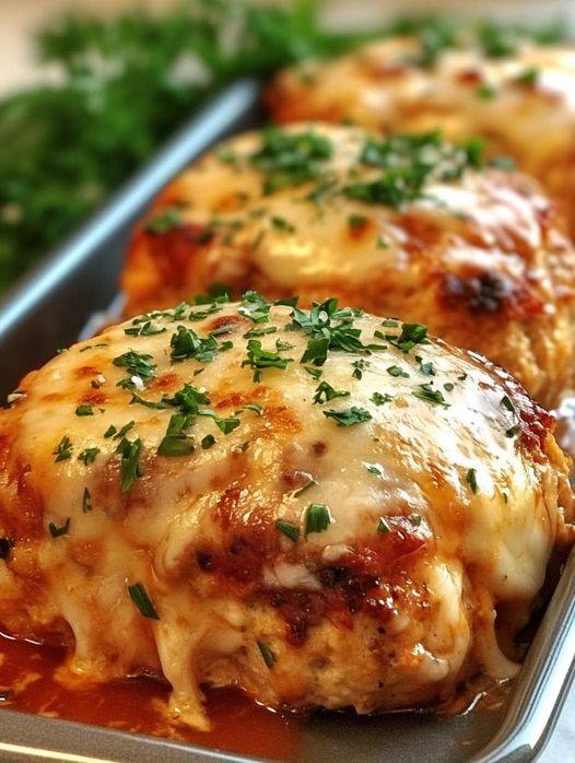 Garlic Parmesan Chicken Meatloaves