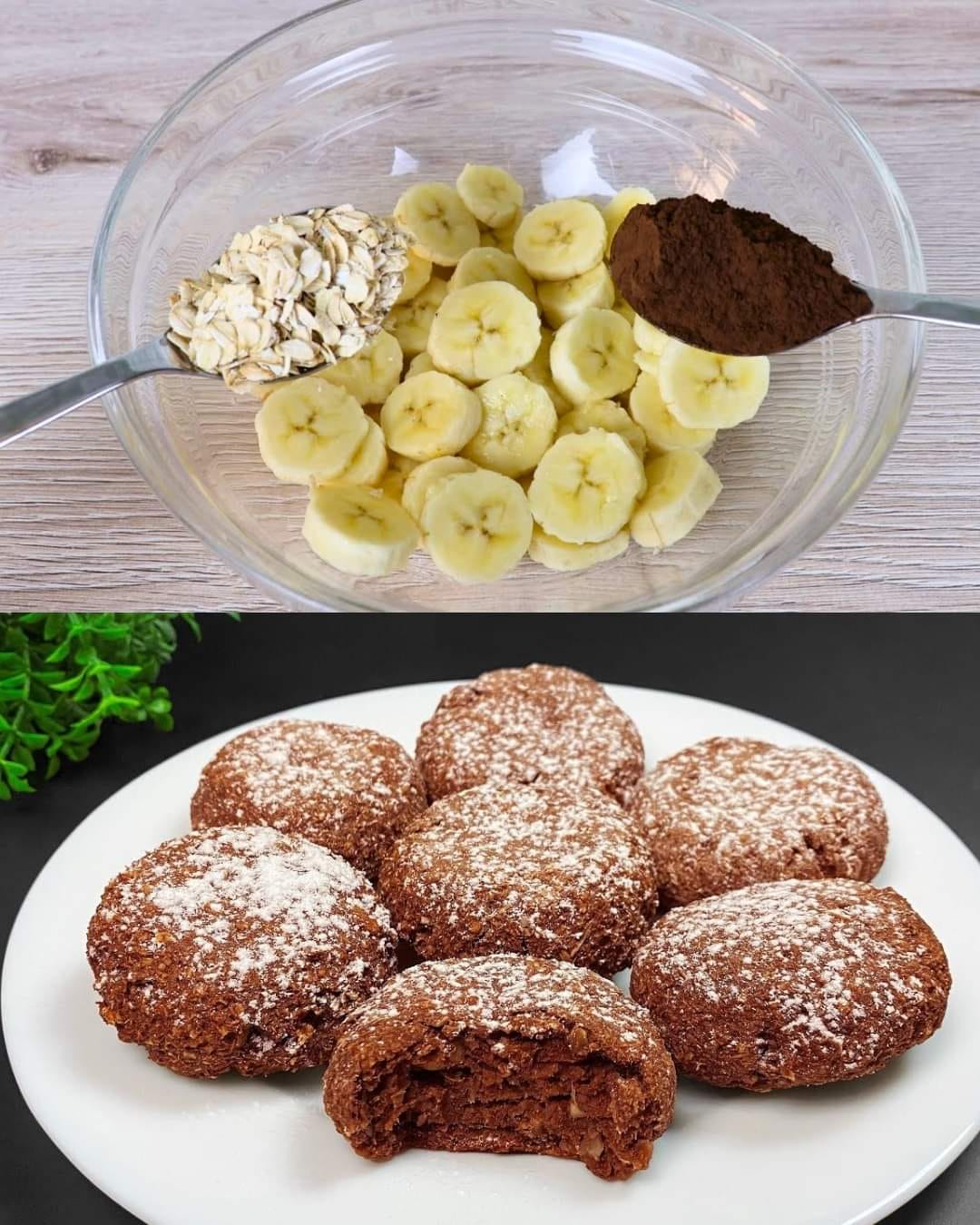 Cocoa Banana Oatmeal Bake