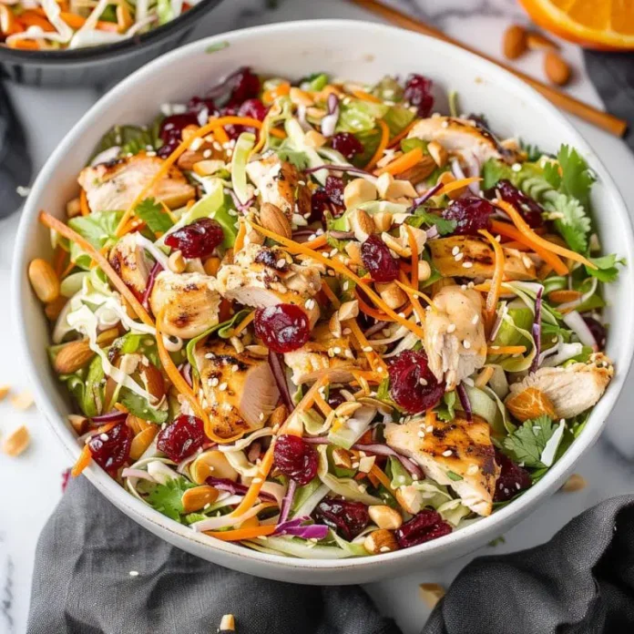 Asian Chicken Cranberry Salad