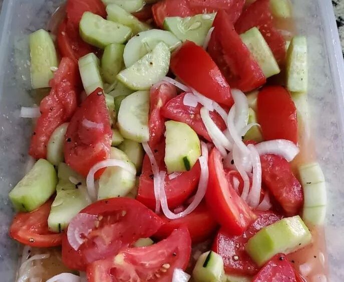 Cucumber and Tomato Salad