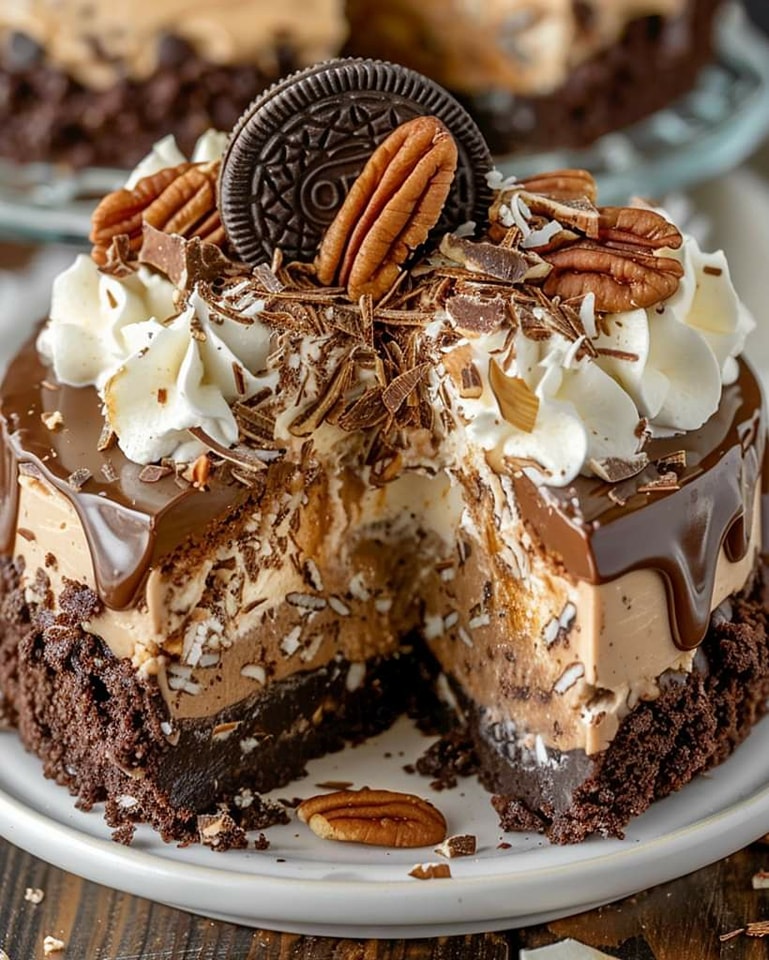 Banana Caramel Peanut Butter Cheesecake