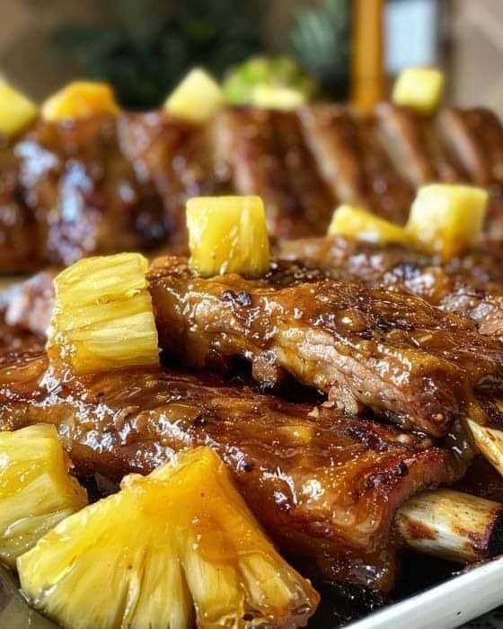 Hawaiian-Style Slow Cooker Ribs: A Flavorful Dish Perfect for Gatherings