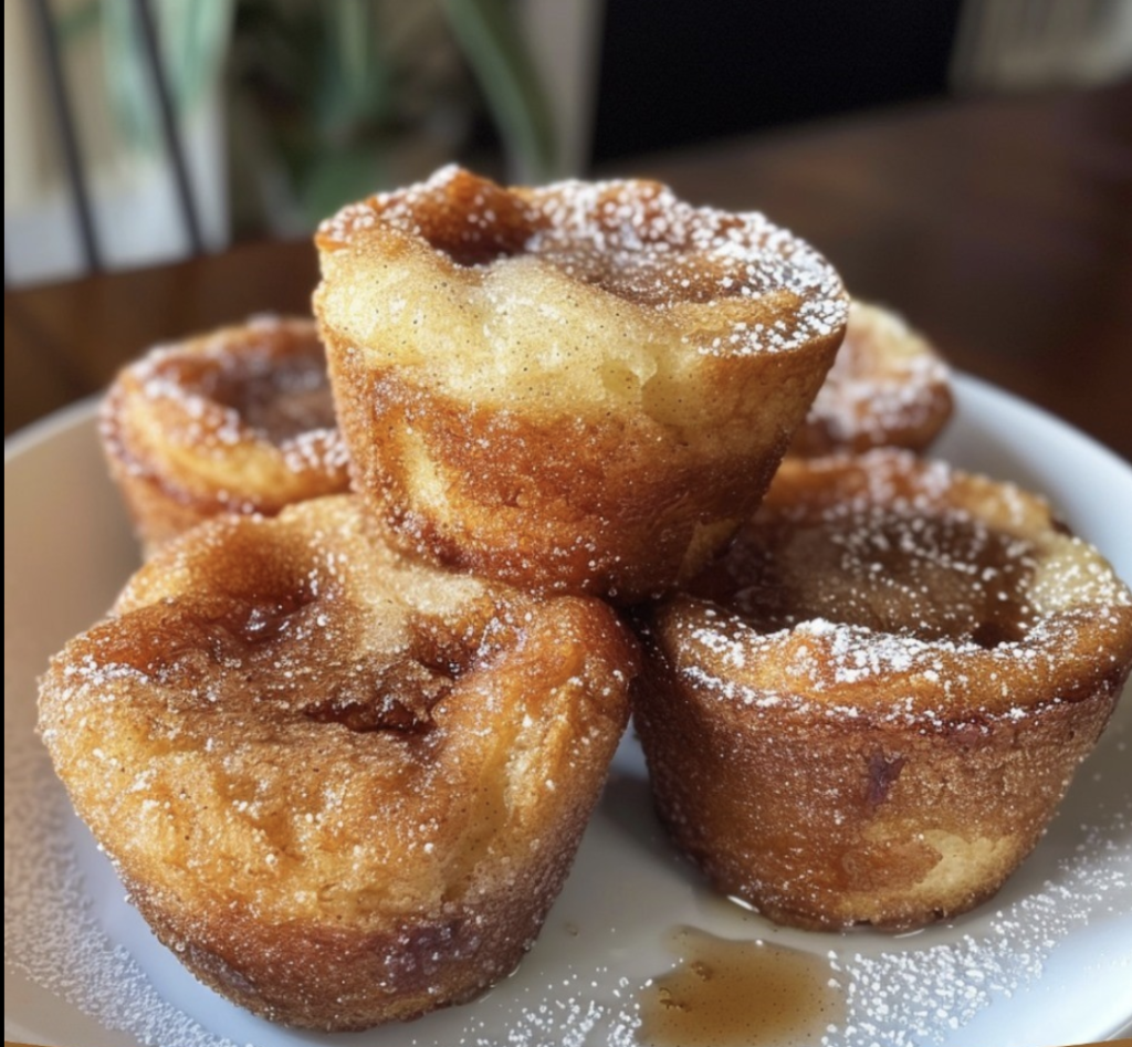 Cinnamon Sugar French Toast Muffins