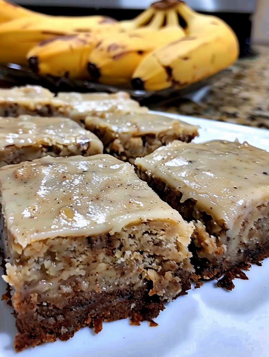 Banana Brownies Cake !