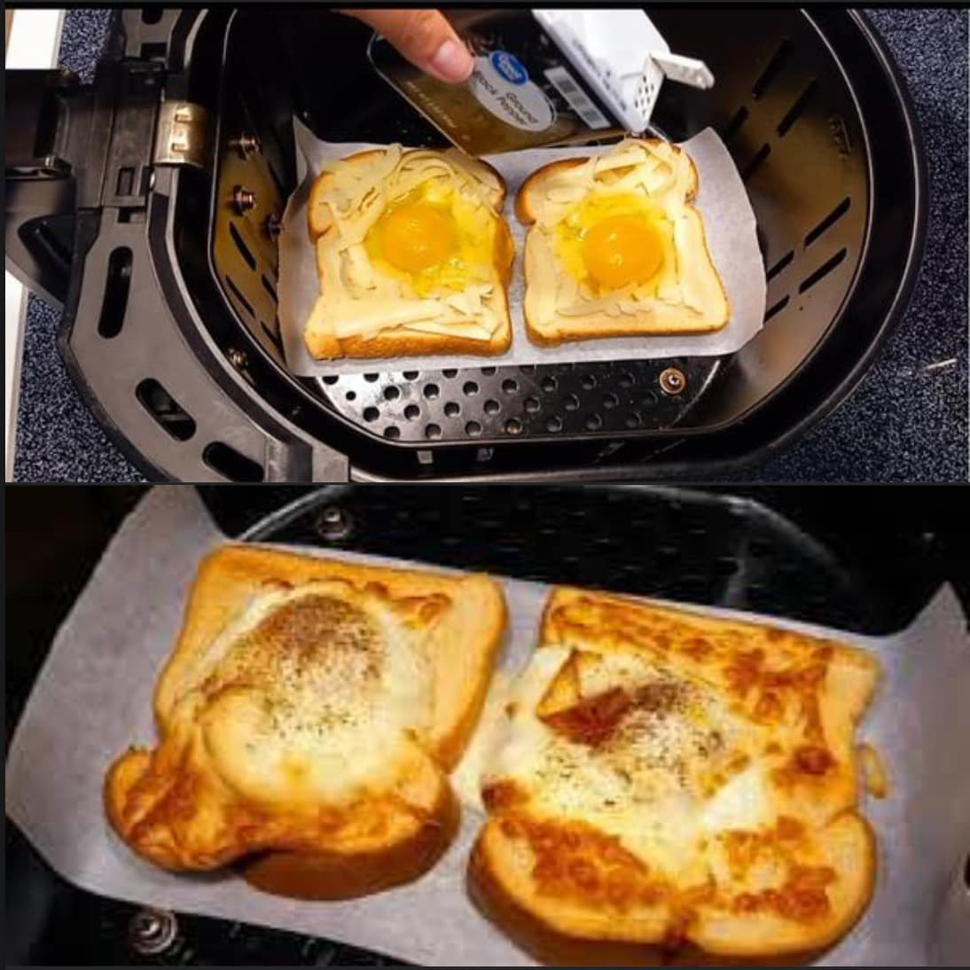 Air Fryer Egg Toast Recipe