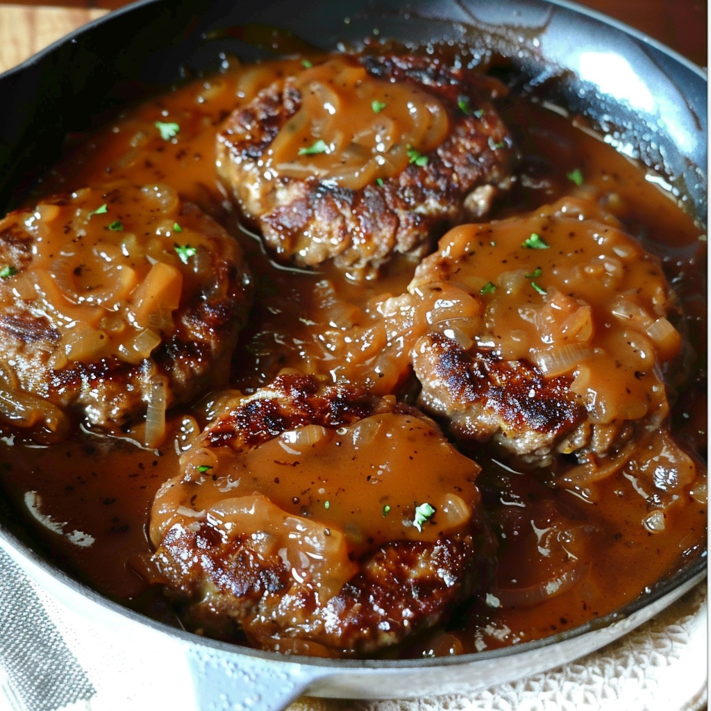 Classic Salisbury Steak with Rich Gravy