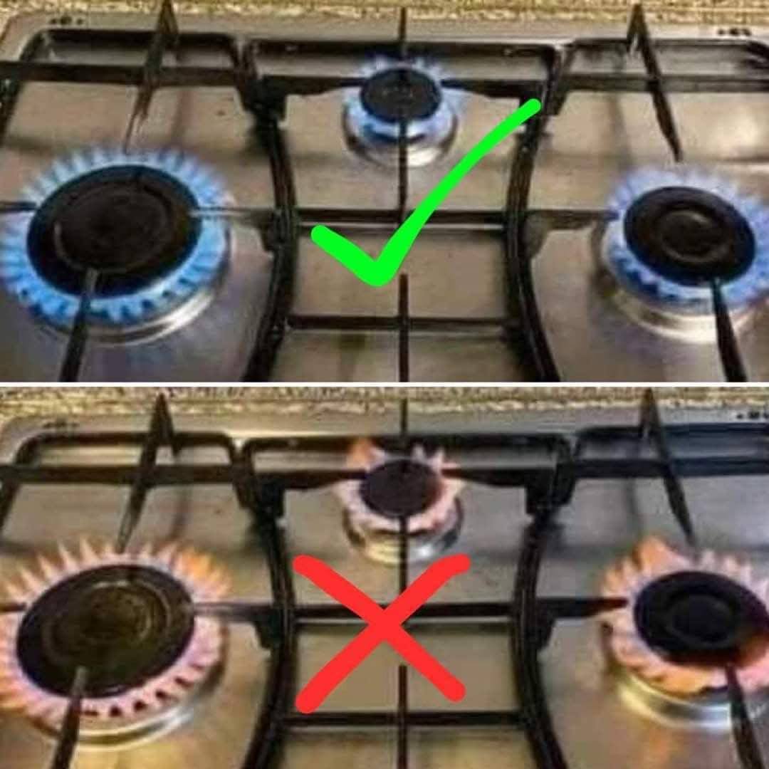 Pay Attention to the Color of Your Stove Flames