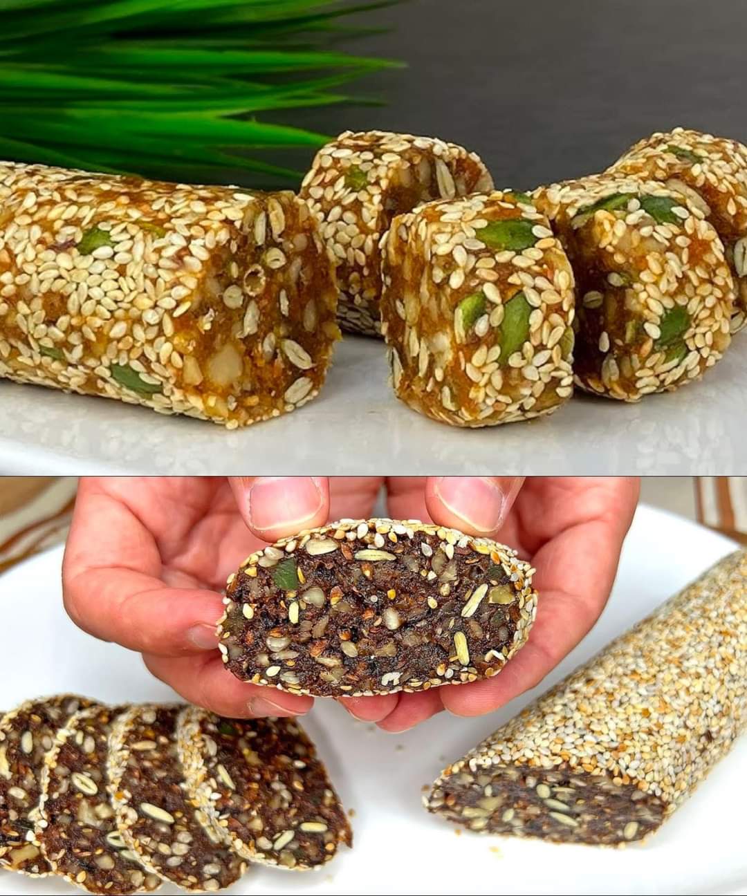 How to Make a Nutritious and Delicious Homemade Energy Bar: Step-by-Step Guide 😍the recipe in the first comment 😍😍