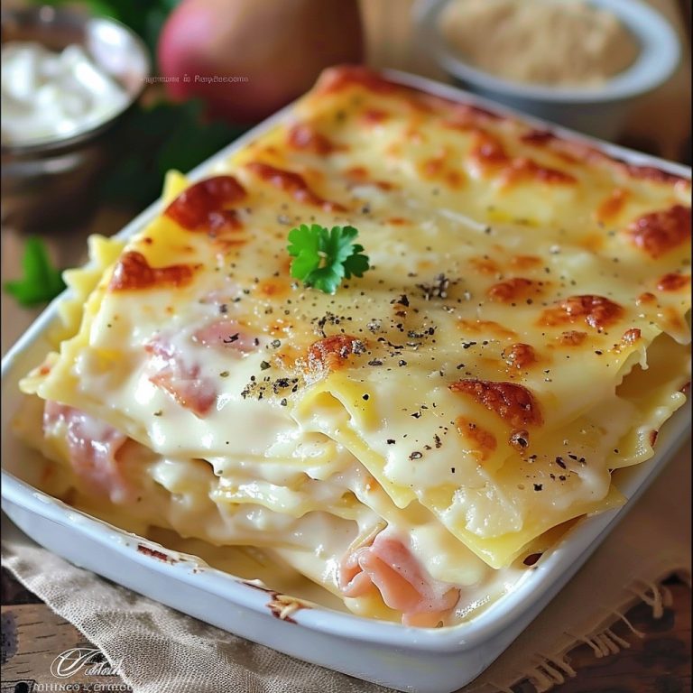 Potato Lasagna with Bechamel Sauce 🥔🍝