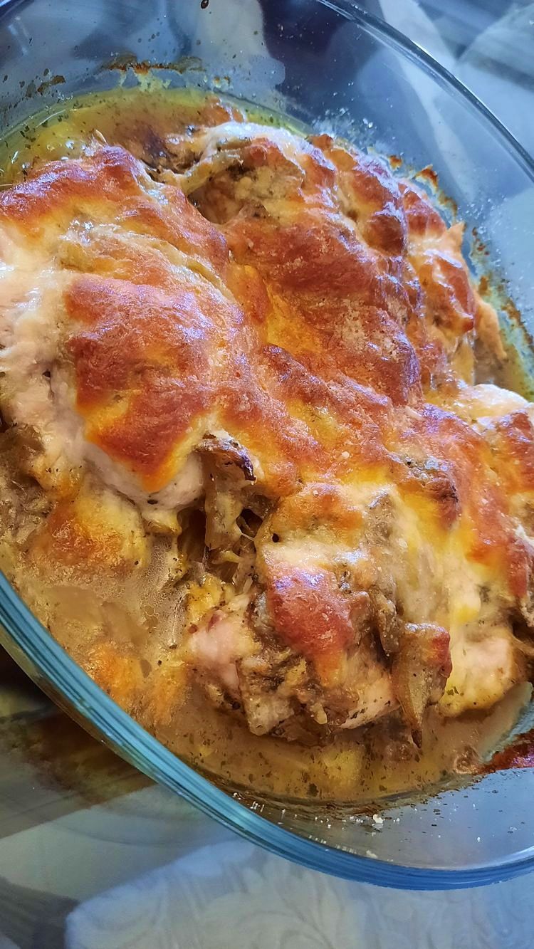 French Onion Chicken Bake