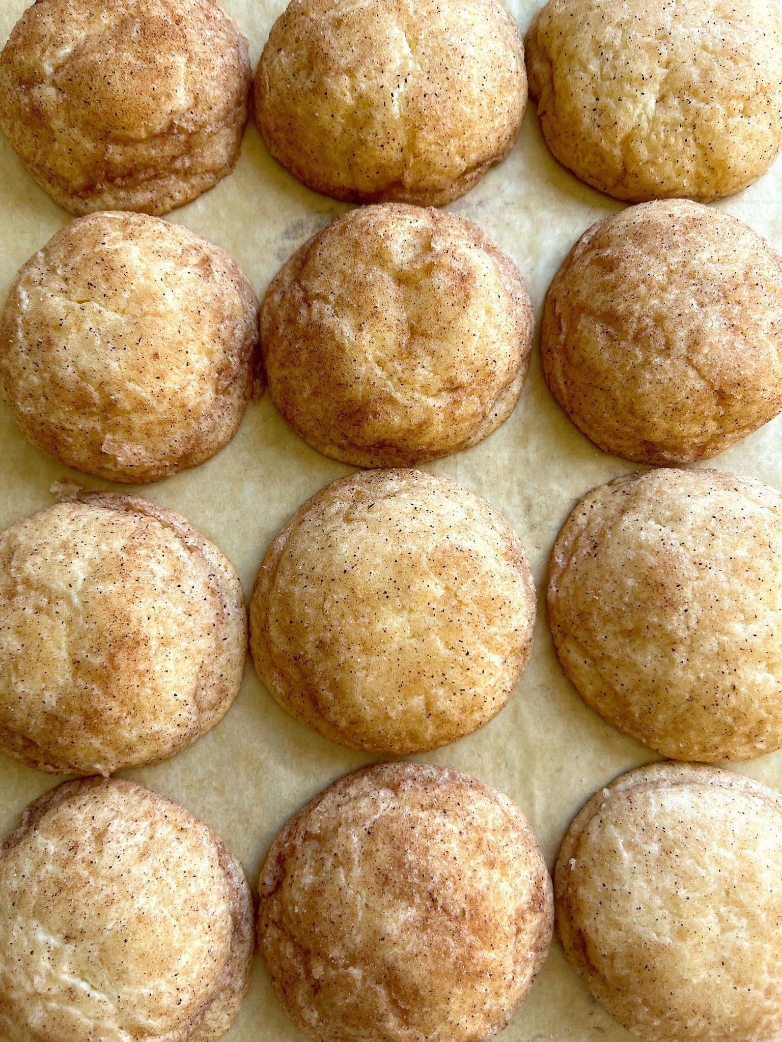 Carrot Cake Cookies with Cream Cheese FrostingI can never resist trying a new cookie recipe, but today’s treat was an absolutely no-brainer, must-try treat for me. Cinnamon Cream Cheese Cookies. Two of my favorite ingredients in one cute little cookie.  INGREDIENTS ½ cup butter (1 stick), room temperature 4 oz cream cheese (½ block), room temperature 1 ½ cups powdered sugar 1 egg 1 ½ teaspoon vanilla extract 1 3/4 cup flour ¾ teaspoons baking powder ½ teaspoon salt ¼ cup sugar