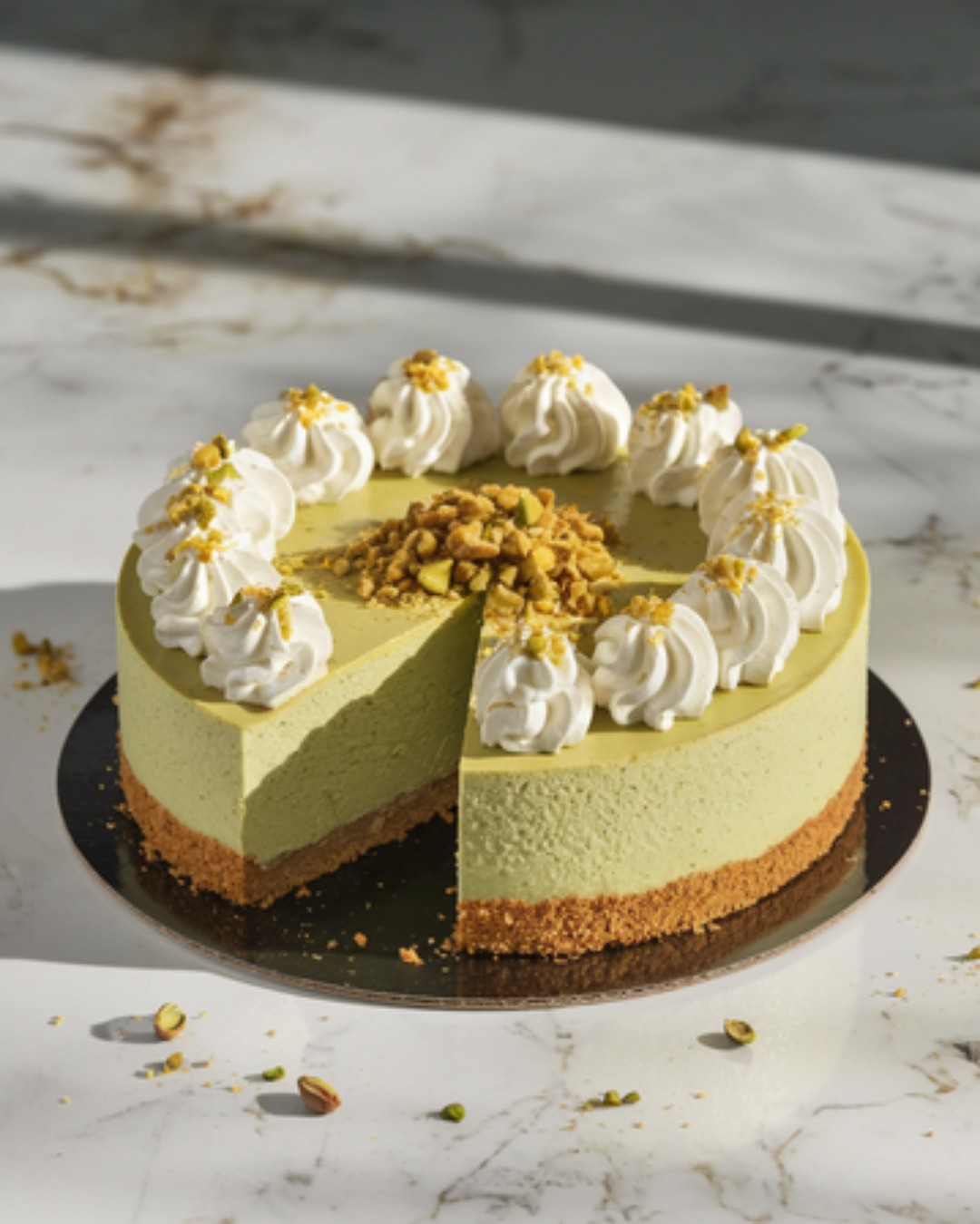 Easy Pistachio Cheesecake: A Must-Have for Your Snacks 🍰🌿