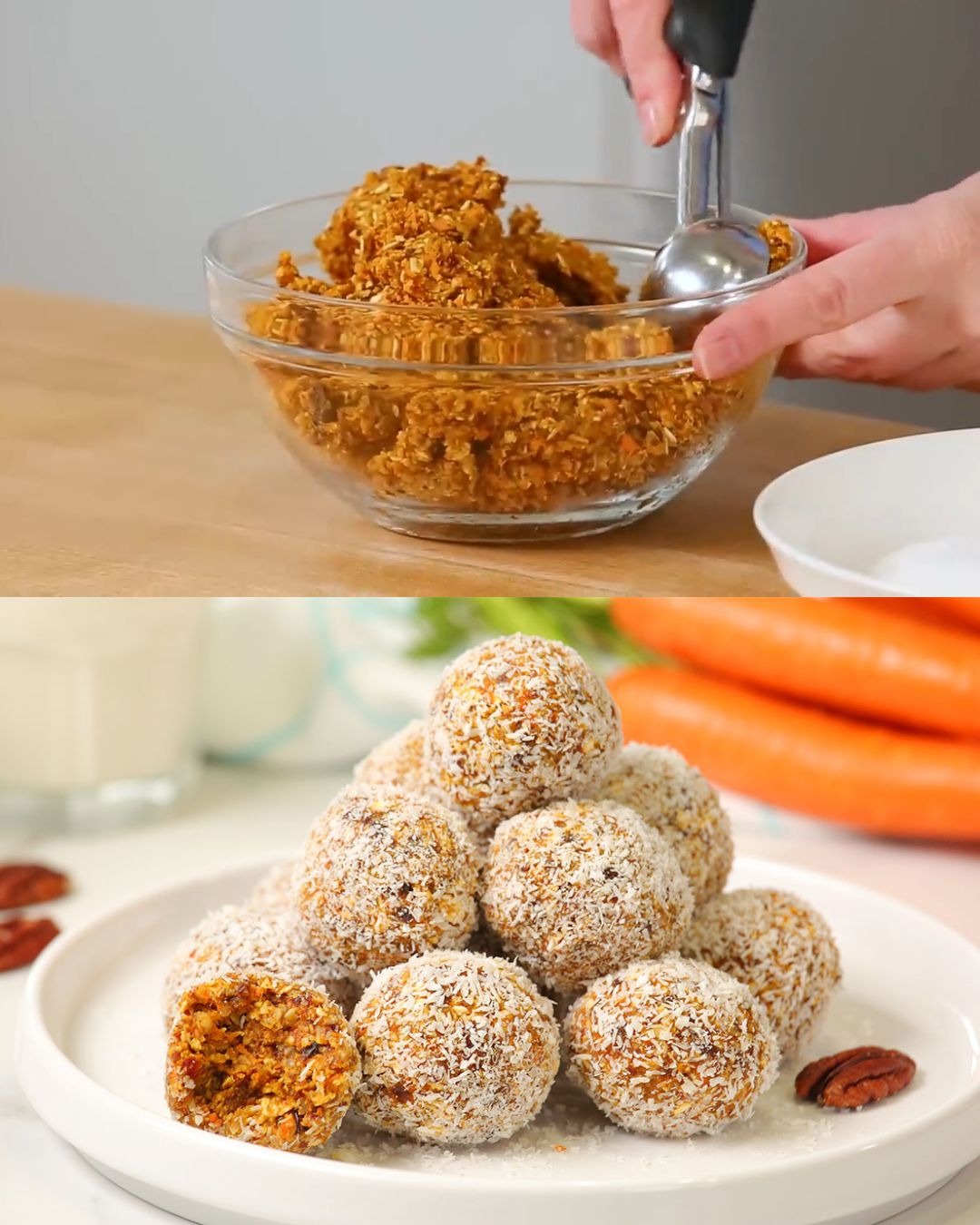 Recipe for Healthy Carrot Cake Snack Balls