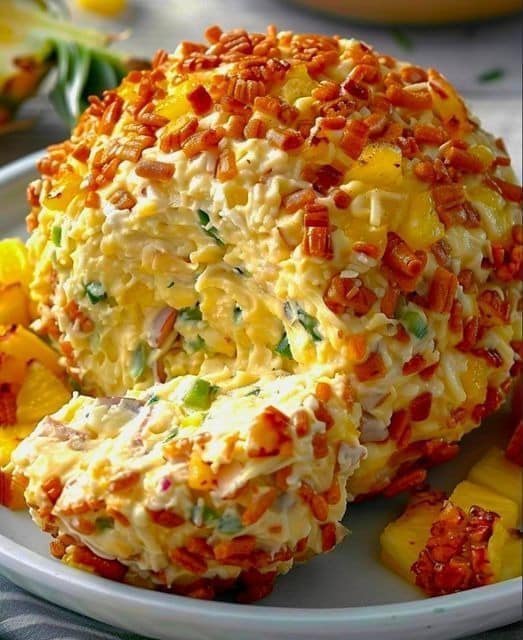 Pineapple Cheeseball from Heaven