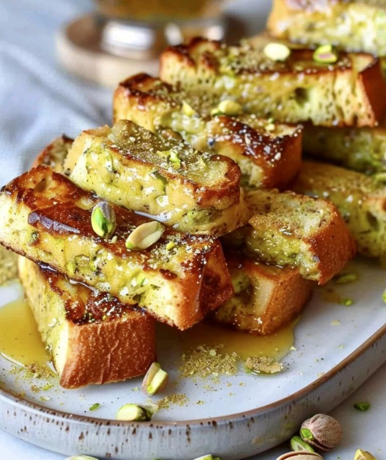 Pistachio French Toast Sticks: A Crunchy & Sweet Breakfast Treat 🍞