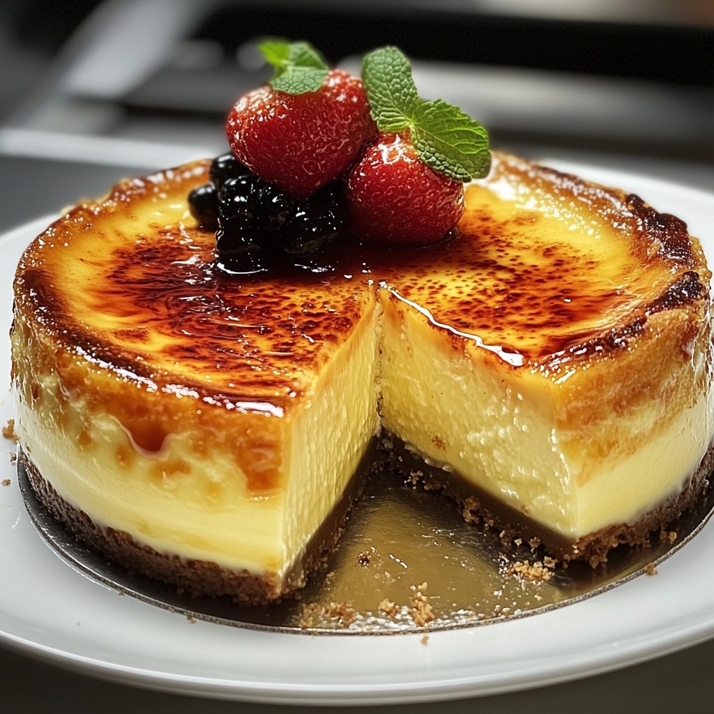 🍰 Creme Brulee Cheesecake