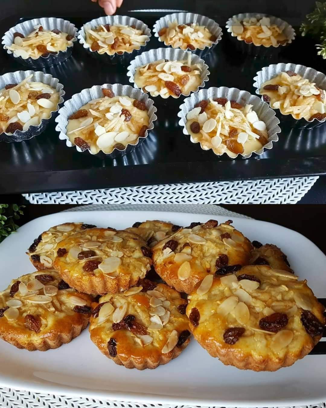 Apple, Raisin and Almond Muffins