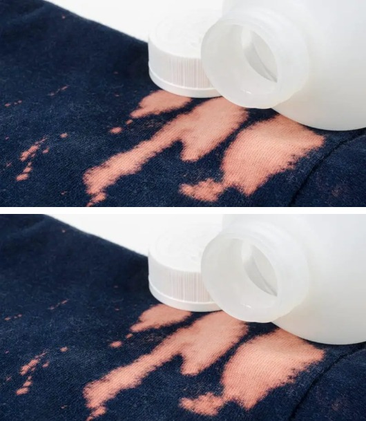 How to remove bleach stains. Infallible remedy!