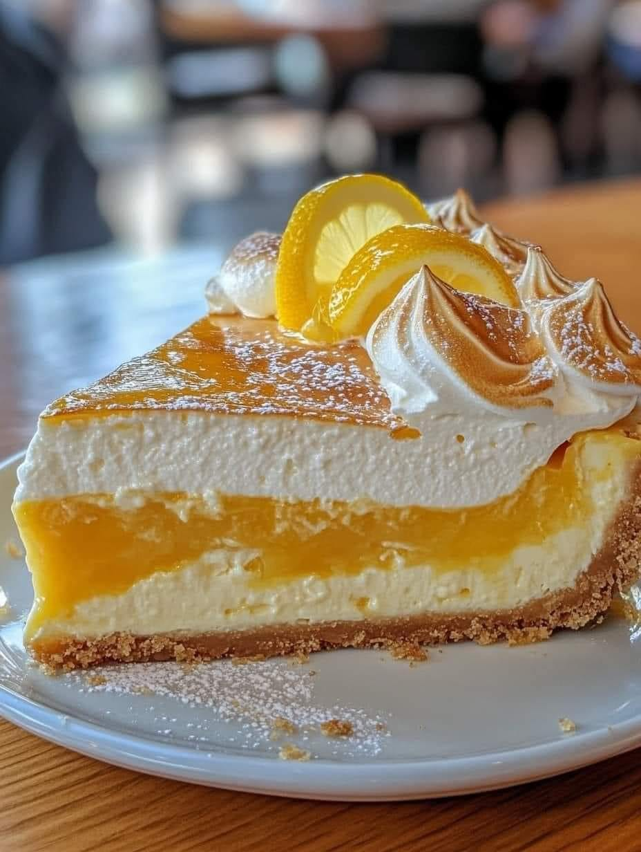 lemon meringue cheesecake