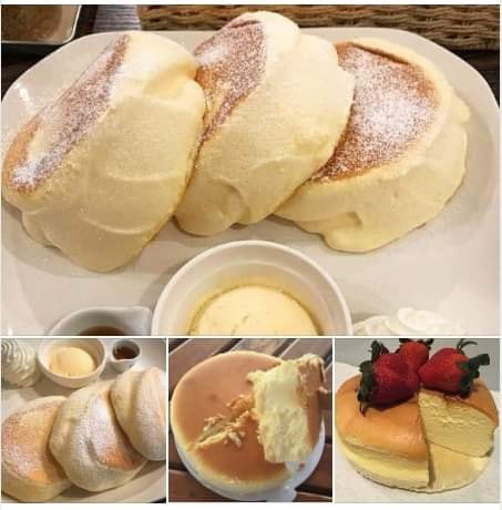 Cloud bread, or “Japanese cheesecake”