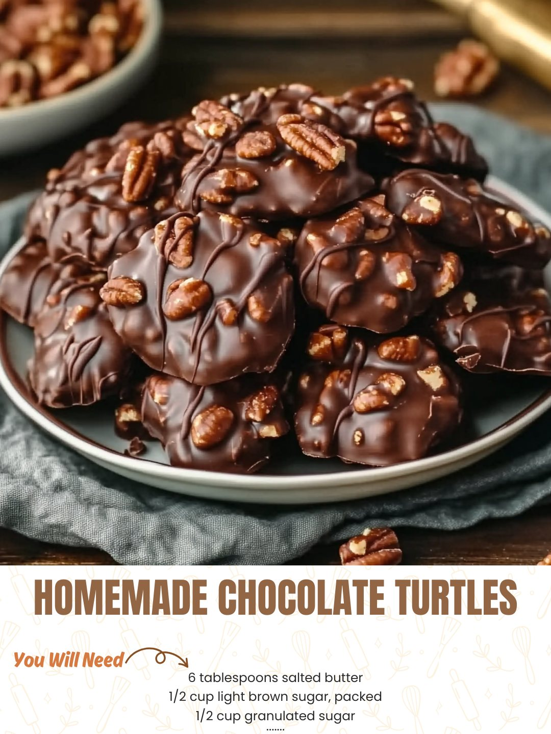 Homemade Chocolate Turtles