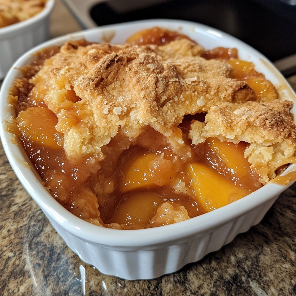 Vegan Peach Cobbler Recipe