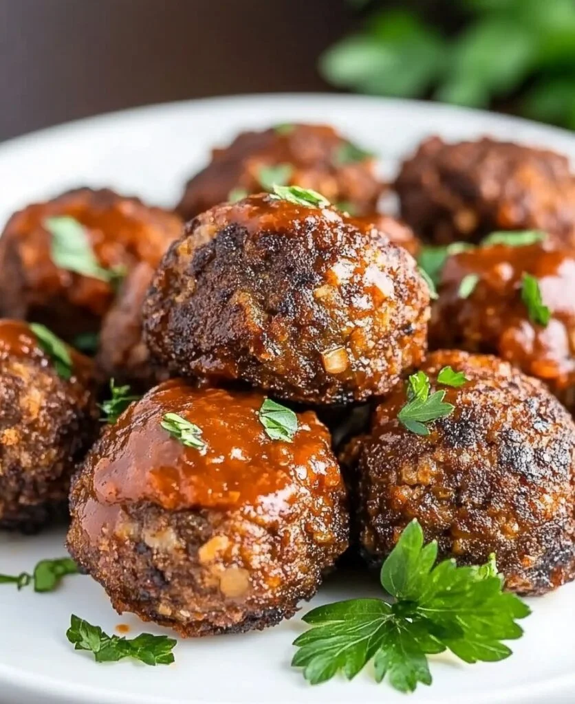 Vegan Mushroom Meatballs