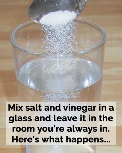 How salt and vinegar can help improve the air quality at home