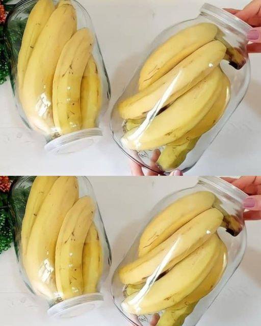 No more rotten and black bananas after a few days: with this method they will last 2 years