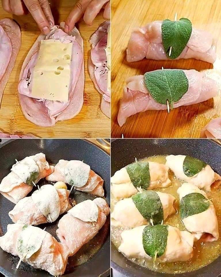 Stuffed chicken rolls: the recipe for a tasty and delicious meat dish