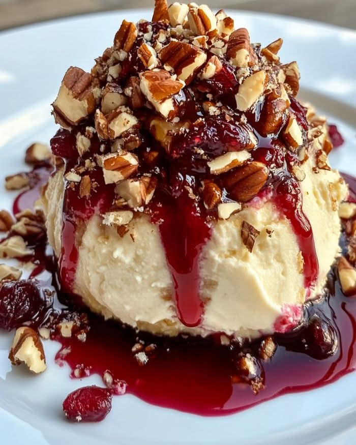 Cranberry Pecan Cheesecake Ball