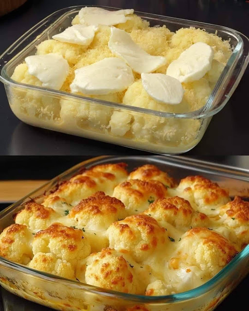 Baked Cauliflower Cheese Recipe 🧀🥦