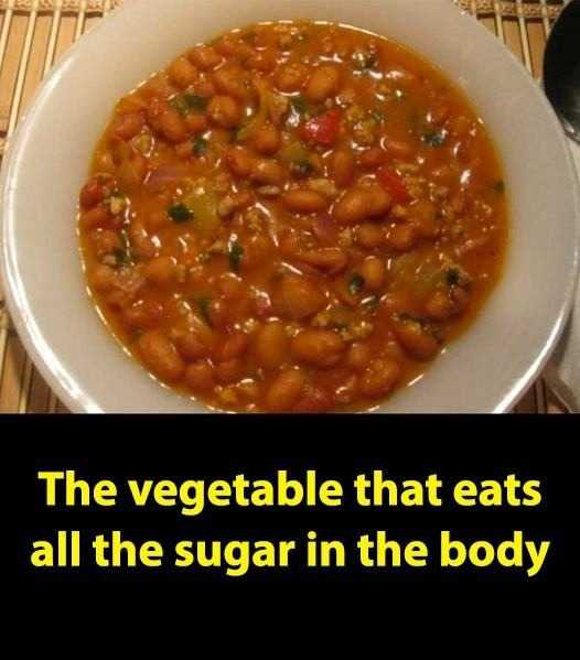 The vegetable that helps reduce sugar in the body. It is a strong opponent of diabetes