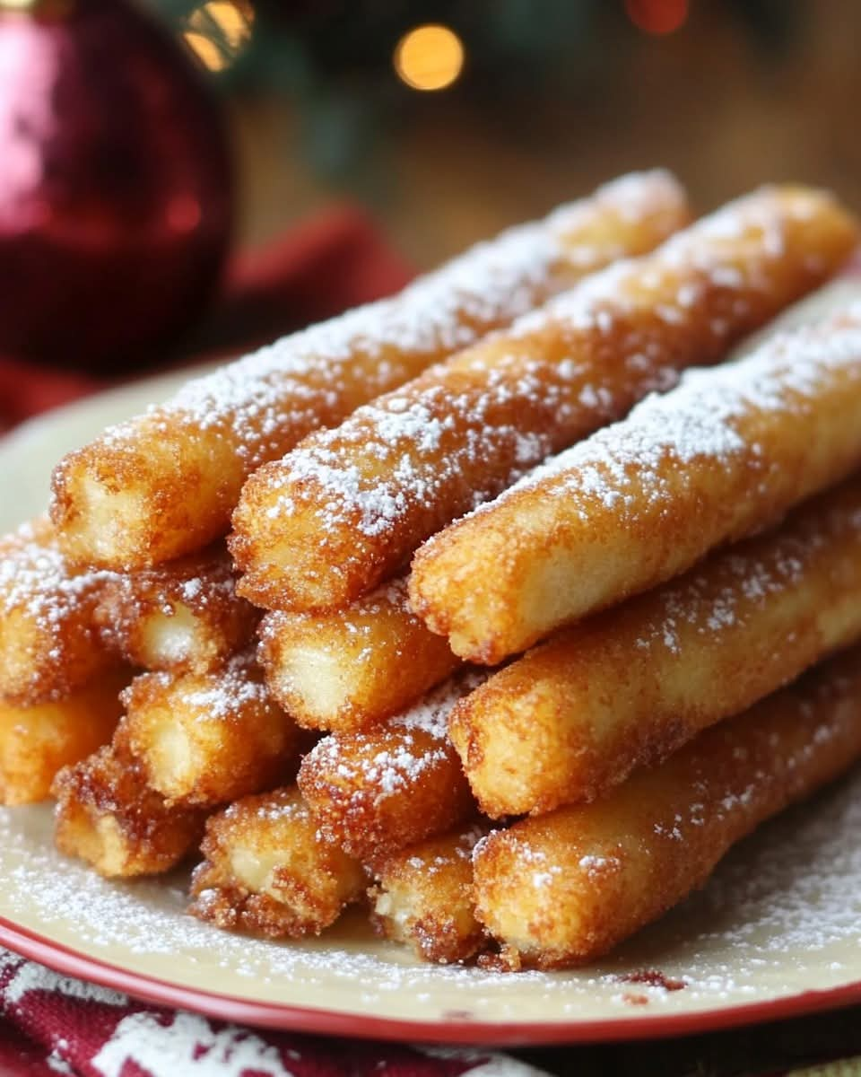 Crispy Funnel Cake Sticks