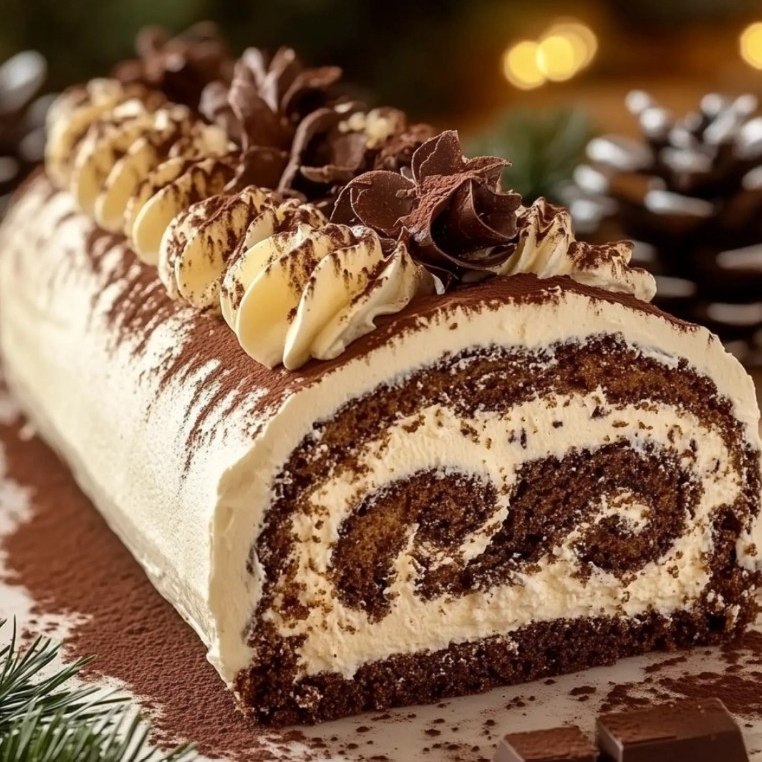 Mascarpone Tiramisu Christmas Log: The Perfect Festive Dessert