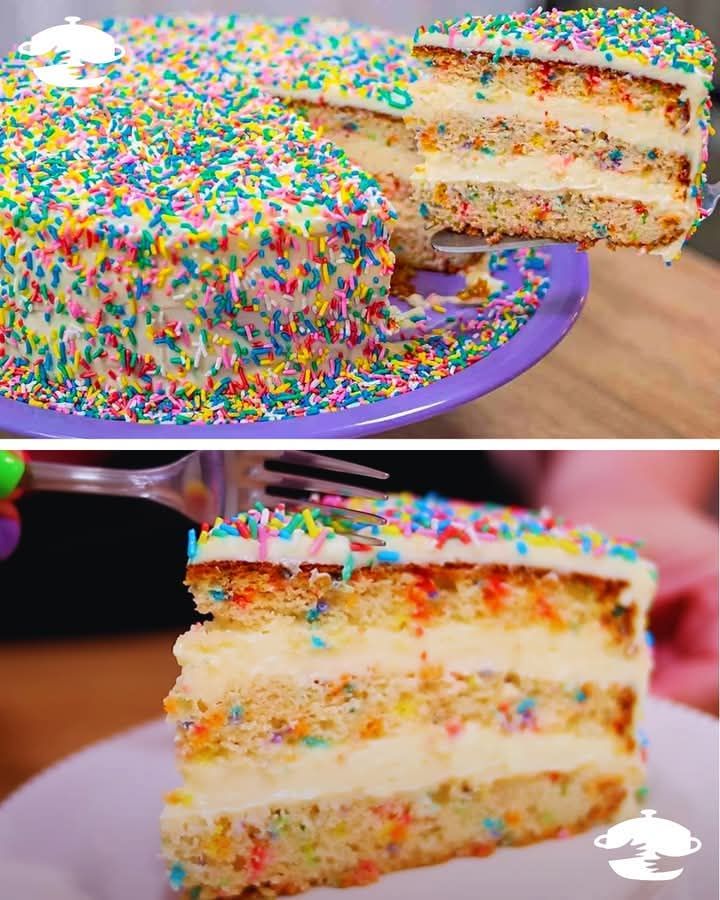 Festive Cake for Children: A Magical and Colorful Creation!