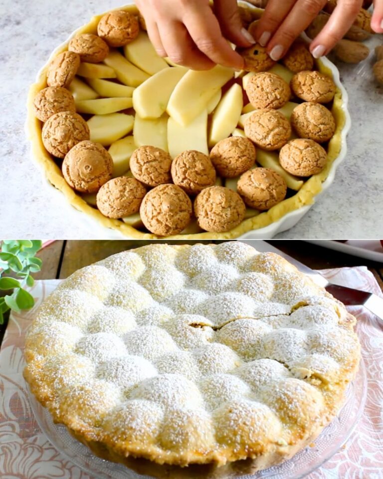 Amaretti and Apple Tart