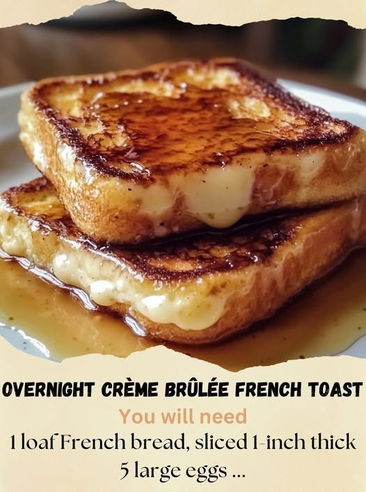 Overnight Crème Brûlée French Toast