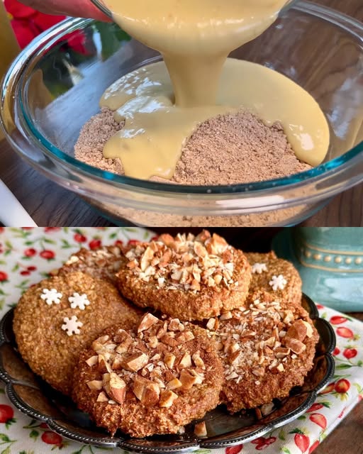 Spiced Banana Tangerine Oatmeal Cookies