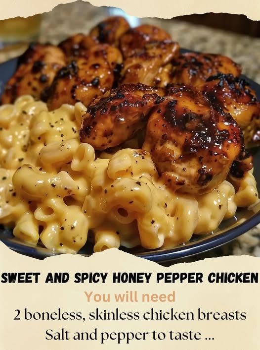 Sweet and Spicy Honey Pepper Chicken