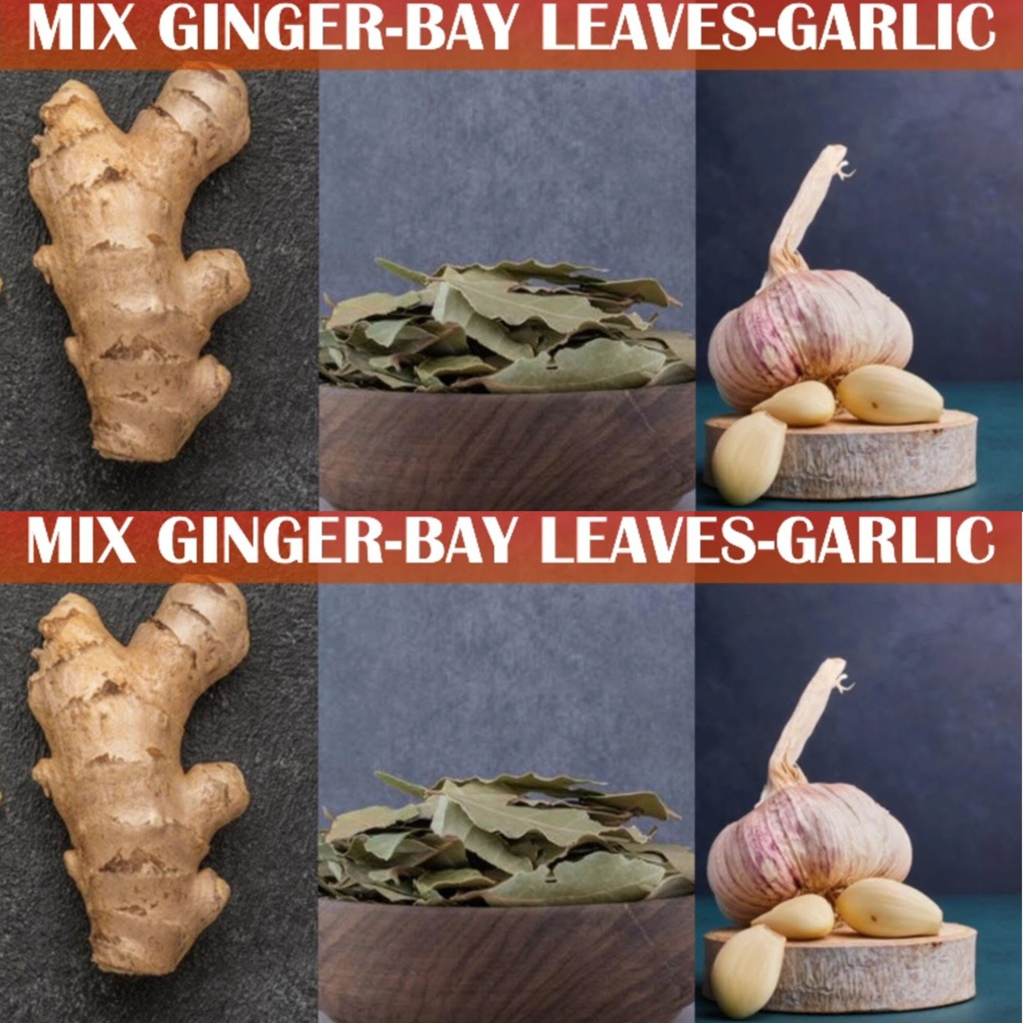 Mix Ginger, Bay Leaves, & Garlic: Here’s What Happens to Your Body