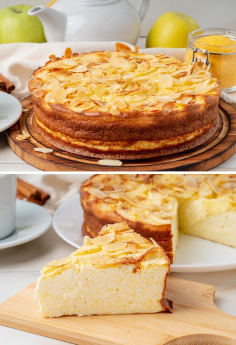 Apple CheesecakeServings / number of people: 6 people Preparation time: 45 minutes Cooking time: 30 minutes Category: Desserts Ingredients to prepare Apple Cheesecake 2 apples Half a lemon 200 gr. of white cheese for spreading 4 eggs 2 natural yogurts Butter 2 dl. of liquid cream 200 gr. of flour 125 gr. of sugar 2 dl. of semi-skimmed milk How to prepare Apple Cheesecake  Read more on next page