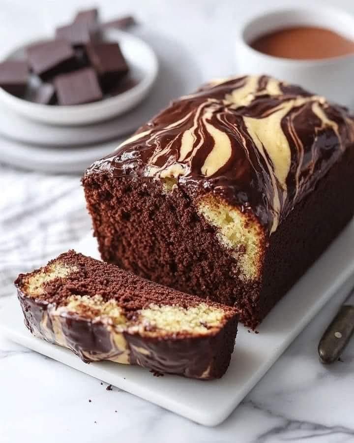 Marble Loaf Cake Recipe