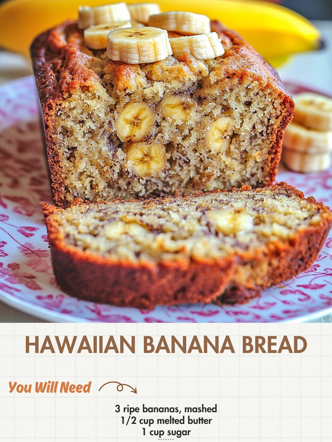 Hawaiian Banana Bread