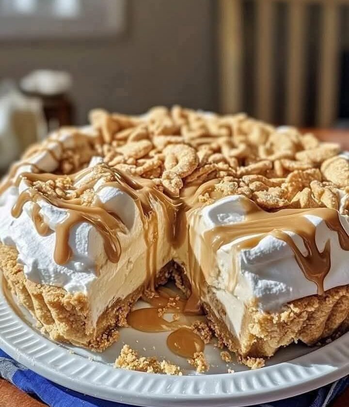 Creamy Nutter Butter Peanut Butter Pie