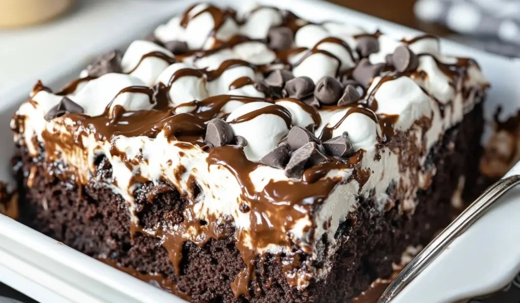 Marshmallow Chocolate Poke Cake: A Decadent Delight for Chocolate Lovers