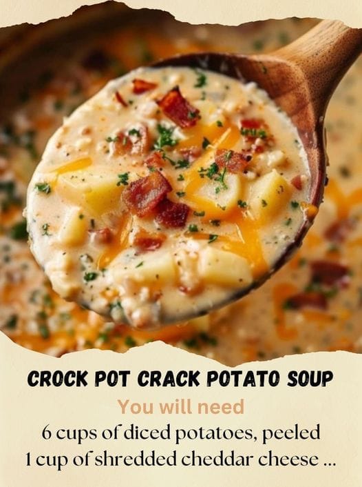 Crock Pot Crack Potato Soup